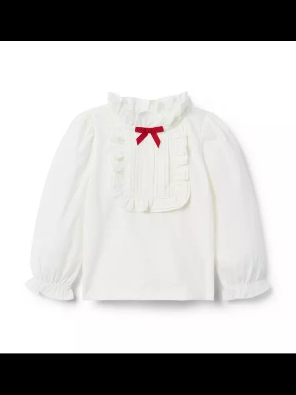 NWT Janie And Jack Pintuck Bow Top